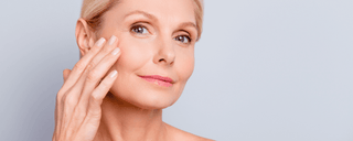 Beautiful middle aged women nice skin