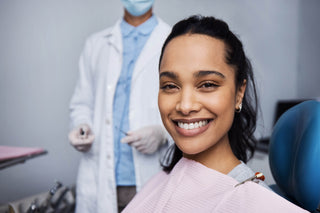 Beautiful lady smiling