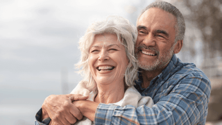 Senior Couple Smiling