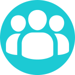 Community and patient-focused dental care icon
