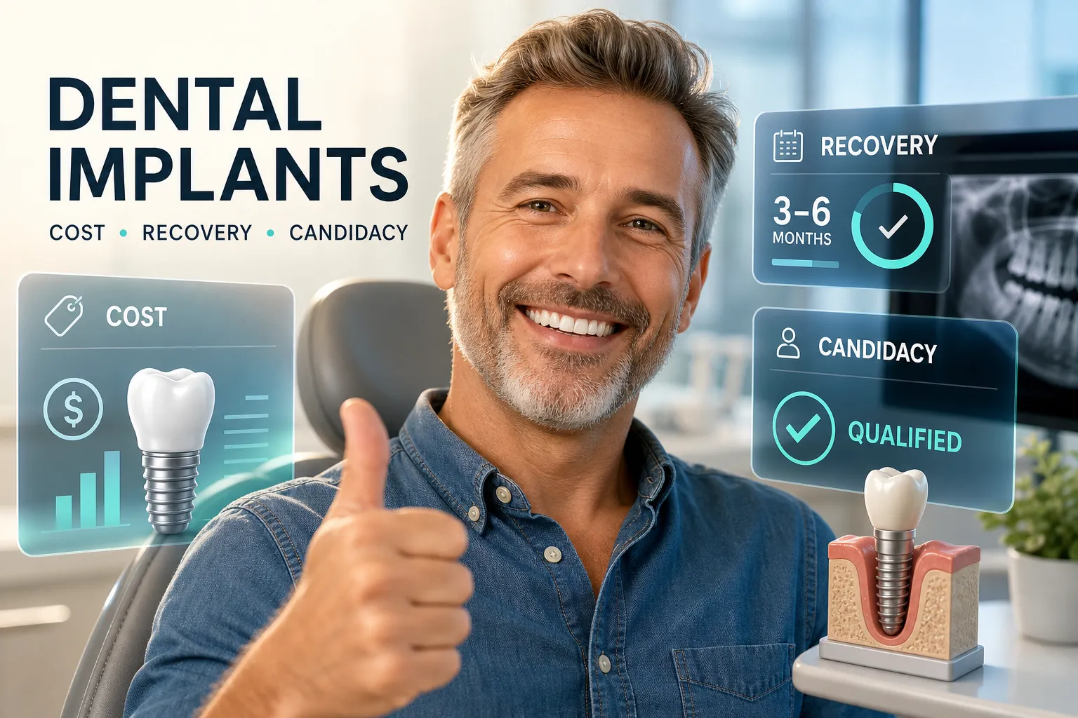 dental implant cost recovery candidacy full guide