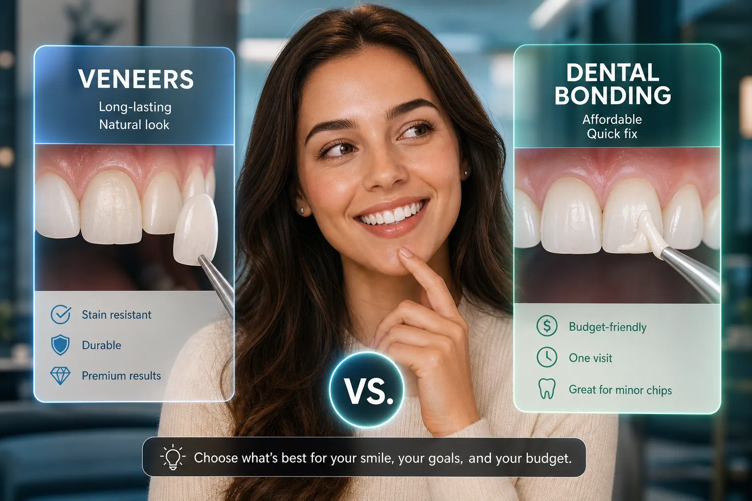 veneers vs dental bonding for chipped teeth which is better